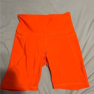 Old Navy Women's Bright Orange Bike Shorts